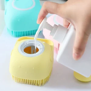 silicone bath brush