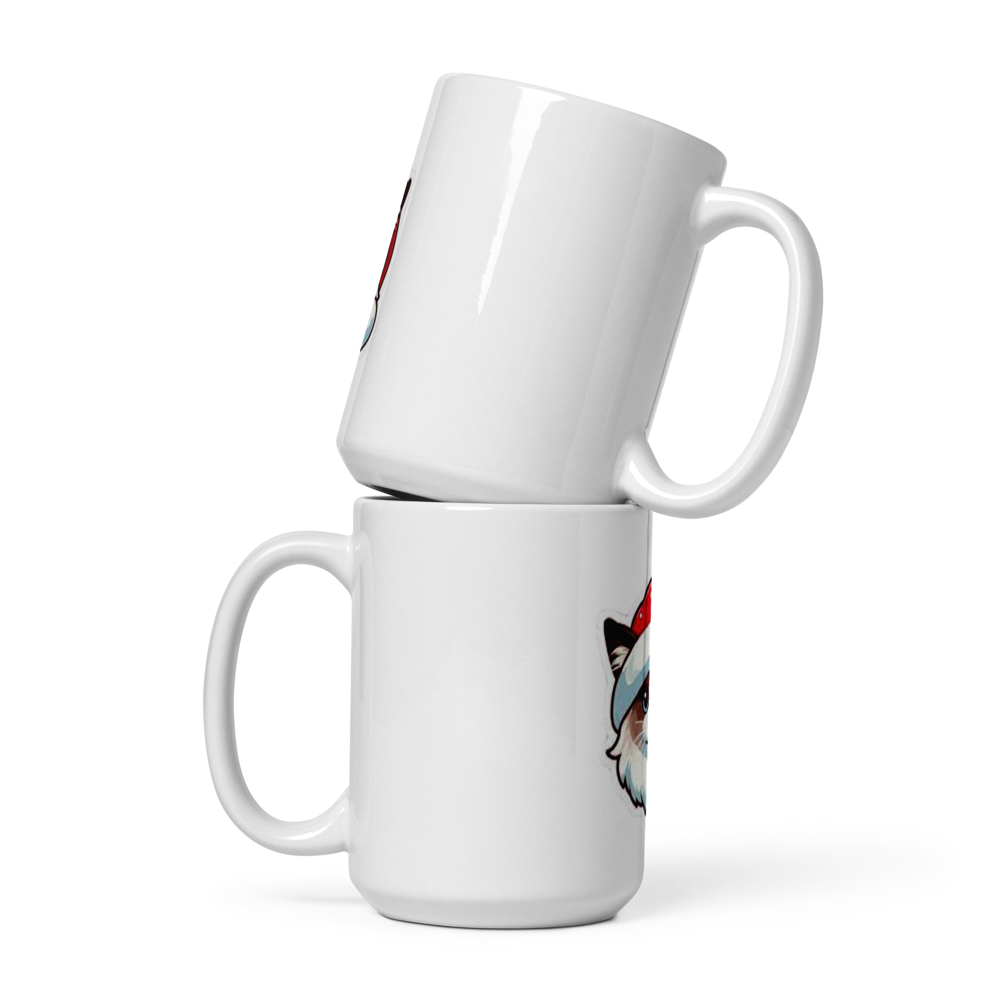 White glossy mug 2 White glossy mug - Image 2